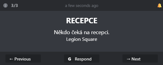 Zenith Recepce